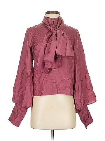 mille Resort & Travel Long Sleeve Silk Top (view 1)