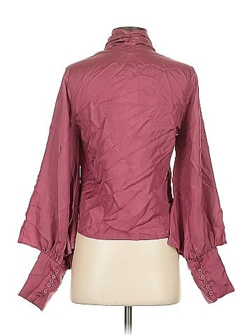 mille Resort & Travel Long Sleeve Silk Top (view 2)
