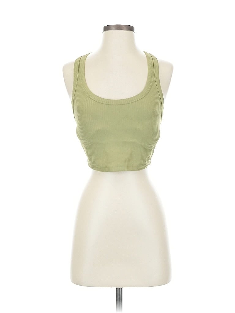 Pre-owned All In Motion Sleeveless Top Green Sweetheart Neckline Tops