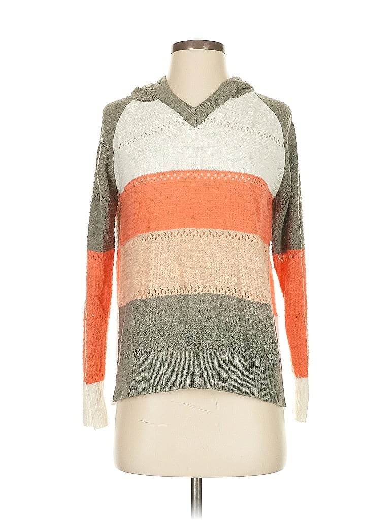 Pre-owned Unbranded Pullover Sweater In Orange