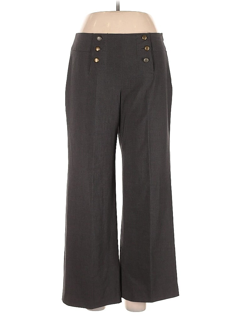 Pre-owned Sharagano Dress Pants In Gray