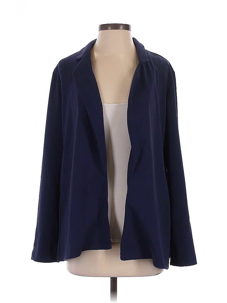 Pre-owned Andree By Unit Blazer Jacket In Blue