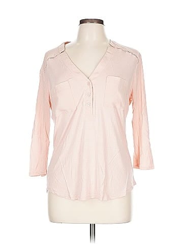 Soho JEANS NEW YORK & COMPANY 3/4 Sleeve Blouse (view 1)
