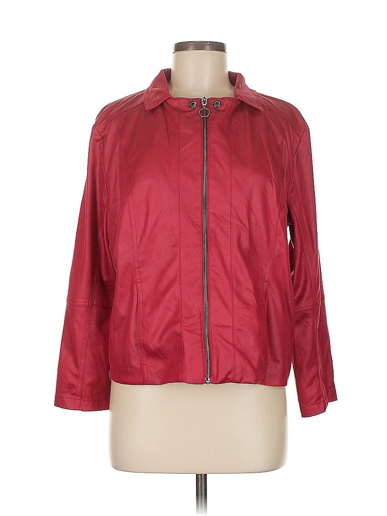 Pre-owned Allison Daley Jacket In Red