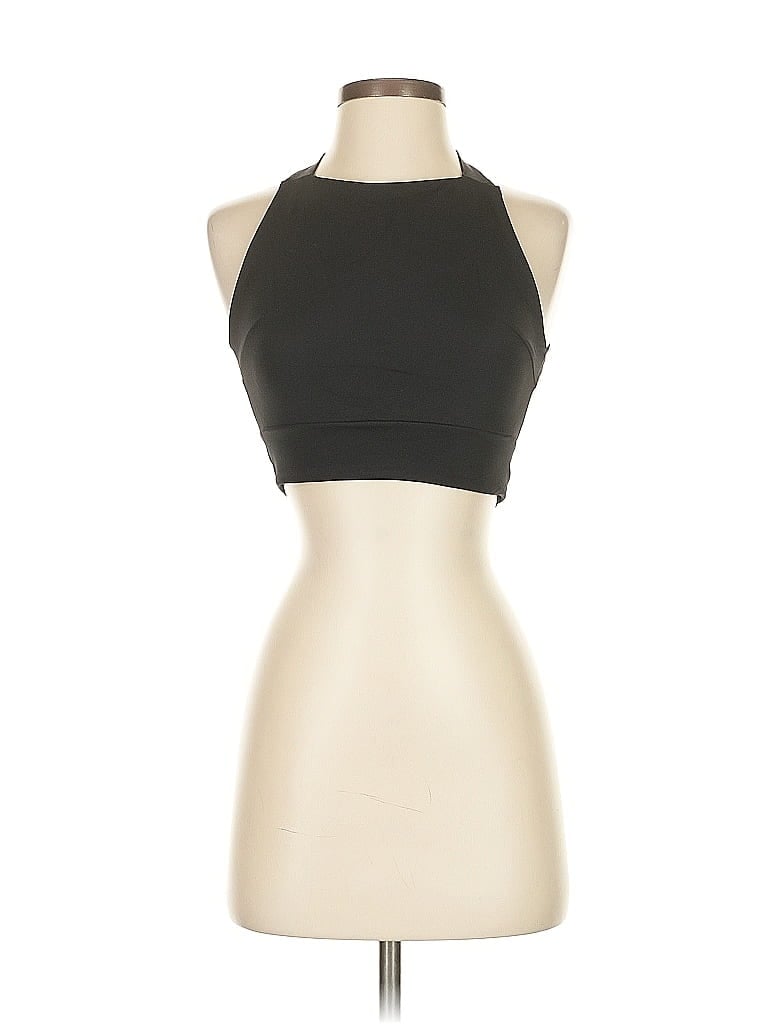 Pre-owned Assorted Brands Tank Top Black Halter Neckline Tops