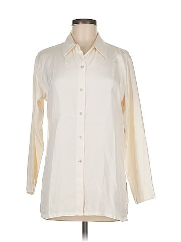 Chico's Design Long Sleeve Silk Top (view 1)