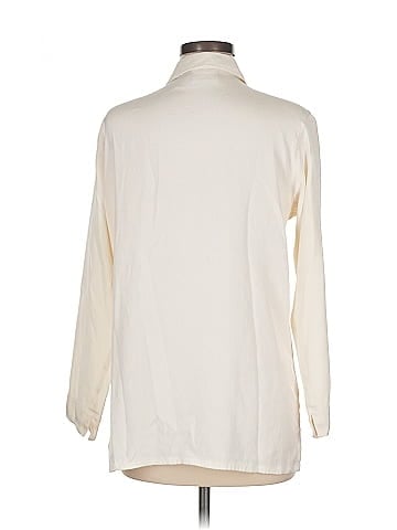 Chico's Design Long Sleeve Silk Top (view 2)