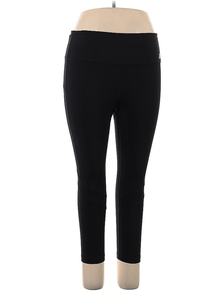 Pre-owned New Balance Active Pants In Black