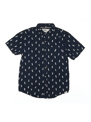 Free Planet Short Sleeve Button-Down Shirt (view 1)