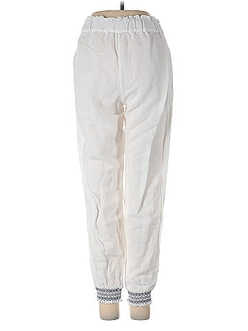 Something Navy Linen Pants (view 2)