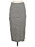 Max Studio Stripes Gray Casual Skirt Size S - photo 1