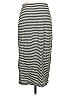 Max Studio Stripes Gray Casual Skirt Size S - photo 2