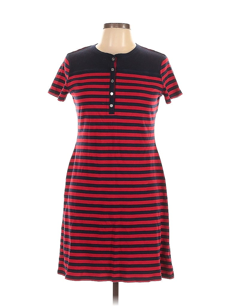 Pre-owned Chaps Casual Dress In Red