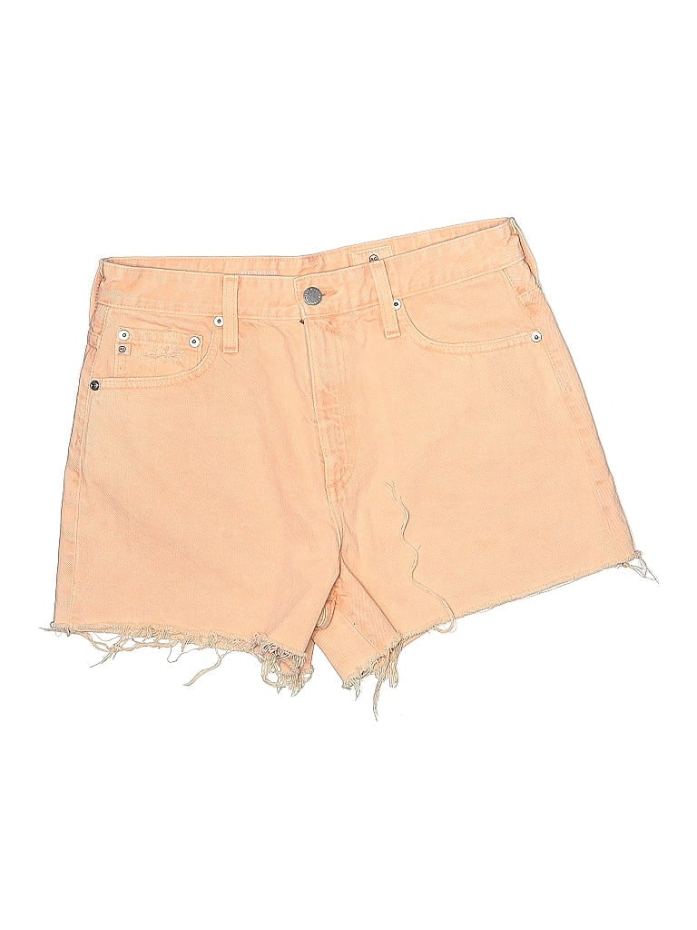 Pre-owned Adriano Goldschmied Denim Shorts In Orange