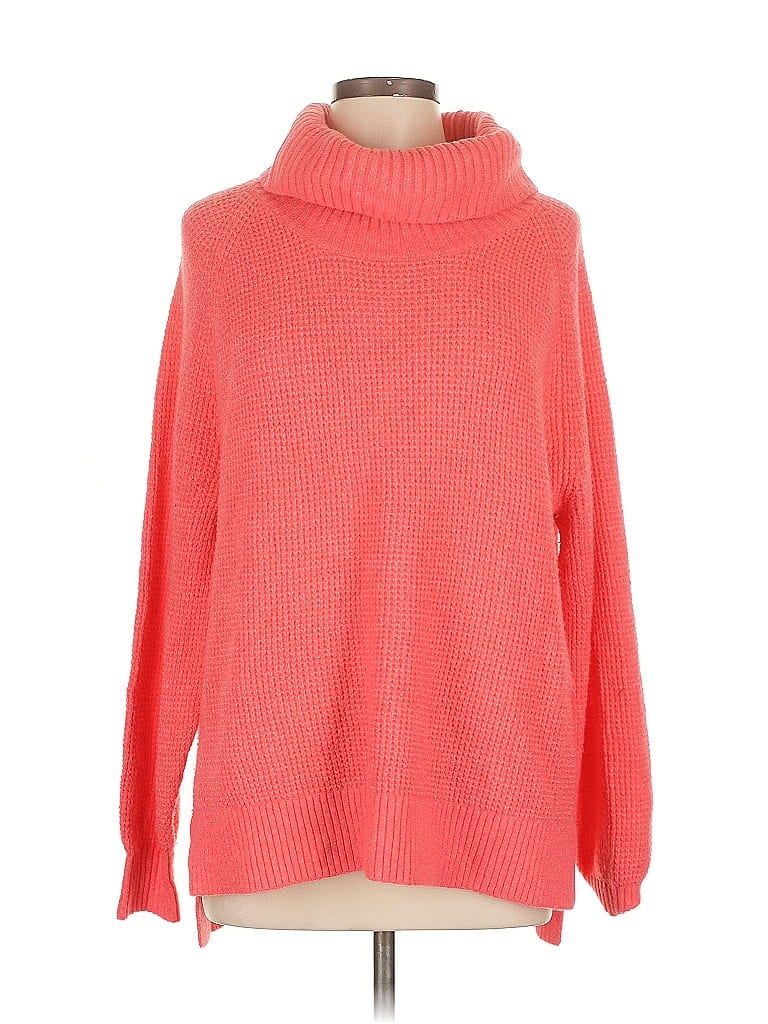 Pre-owned Old Navy Turtleneck Sweater In Pink