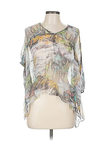 Tempo Paris 3/4 Sleeve Blouse (view 1)