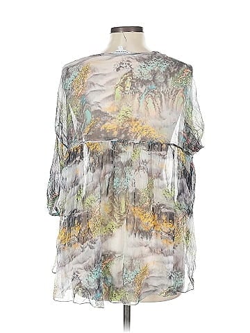 Tempo Paris 3/4 Sleeve Blouse (view 2)