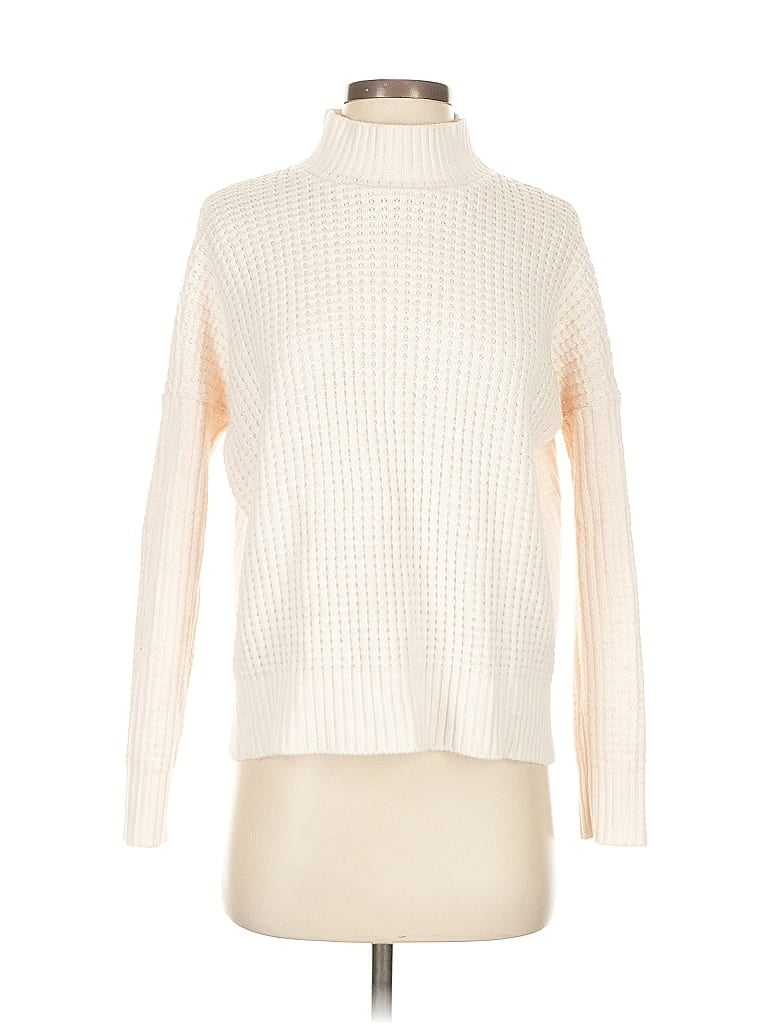 Pre-owned Bdg Turtleneck Sweater In White