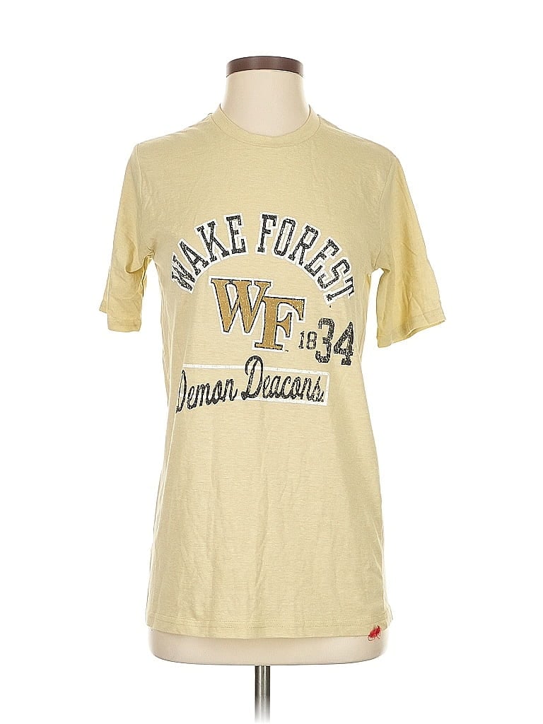 Click to view more detailed imagery on our partner's website Pre-owned Ncaa Short Sleeve T-shirt In Yellow