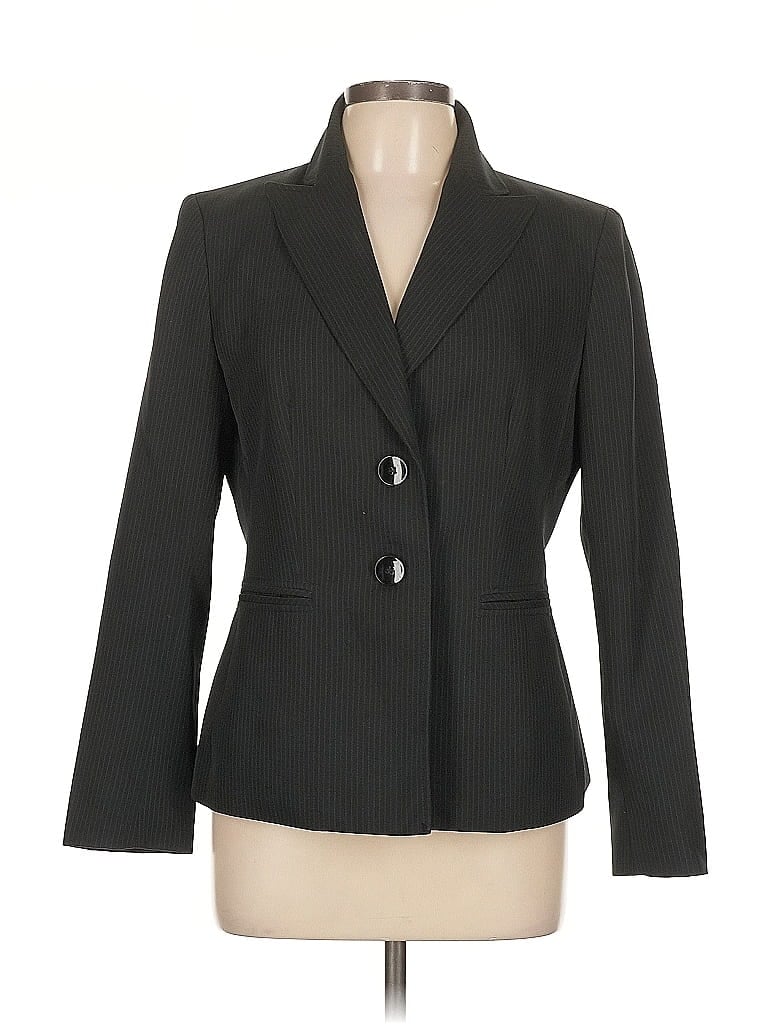 Pre-owned Evan Picone Blazer Jacket In Black