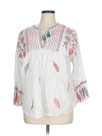 Johnny Was 3/4 Sleeve Blouse (view 1)