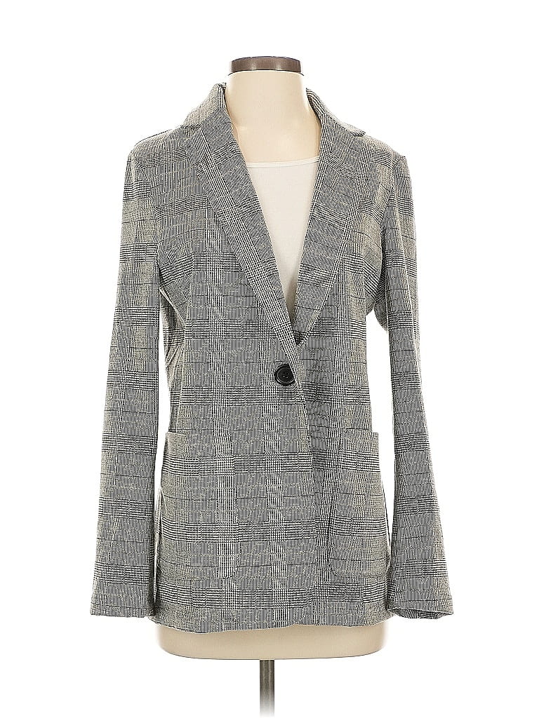 Pre-owned Max Studio Blazer Jacket In Gray