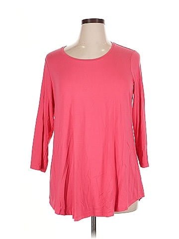 JM Collection 3/4 Sleeve T-Shirt (view 1)
