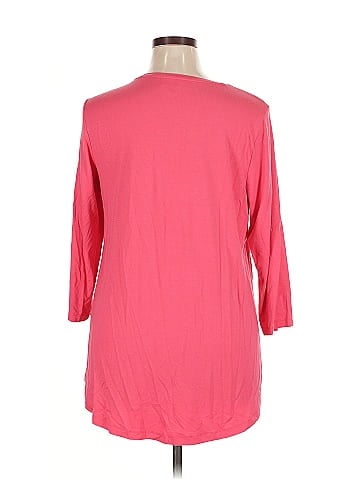 JM Collection 3/4 Sleeve T-Shirt (view 2)