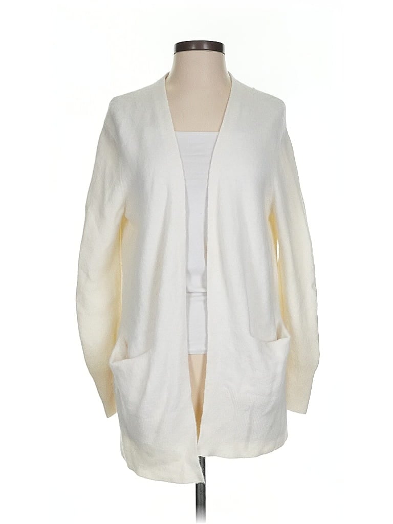 Pre-owned Madewell Cardigan Sweater In White