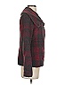 Tart Plaid Burgundy Red Jacket Size S - photo 4