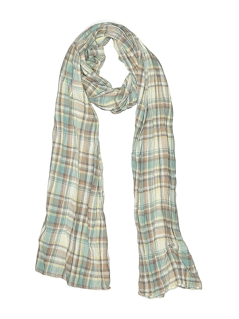 Pre-owned Assorted Brands Scarf In Blue