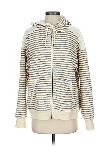 Hem & Thread Zip Up Hoodie (view 1)