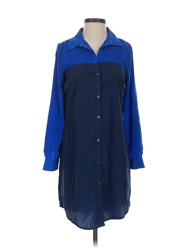 Pre-owned Old Navy 3/4 Sleeve Blouse In Blue
