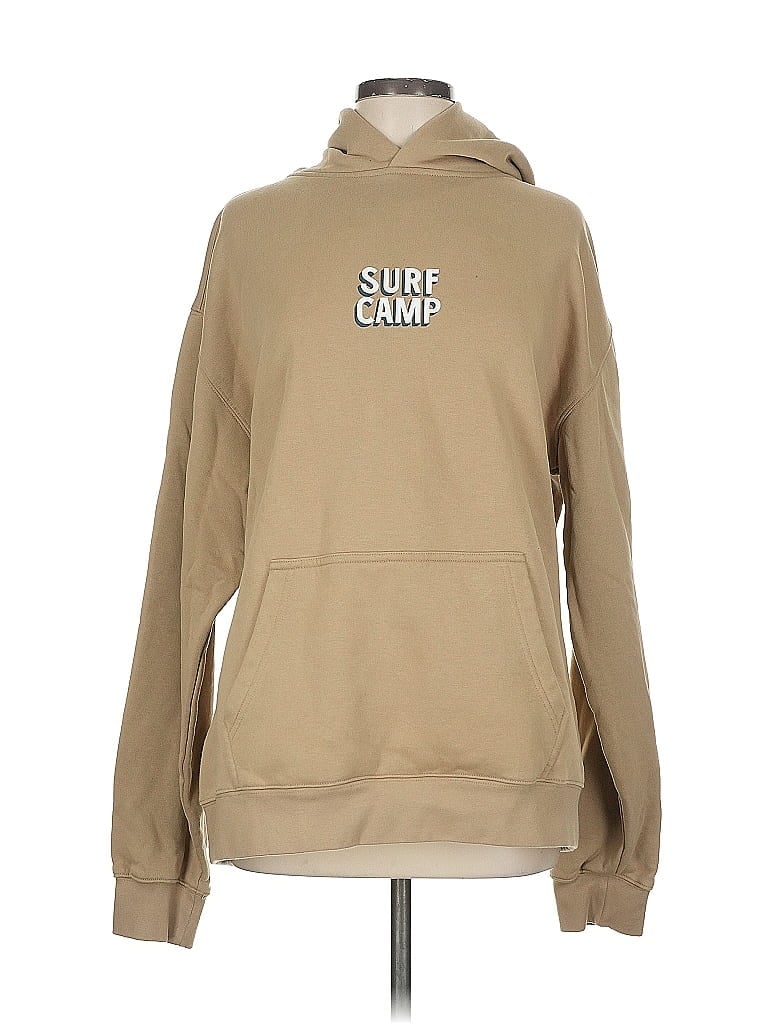 Pre-owned Assorted Brands Pullover Hoodie In Brown