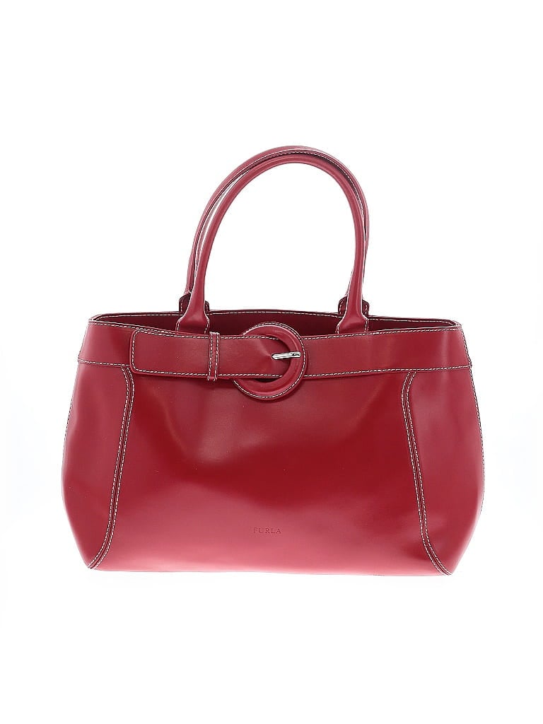 FURLA Solid Red Satchel One size - photo 1