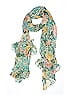 Unbranded Floral Teal Green Scarf One size - photo 1