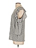 Blue Rain Gray 3/4 Sleeve Top Size L - photo 5
