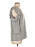 Blue Rain Gray 3/4 Sleeve Top Size L - photo 4