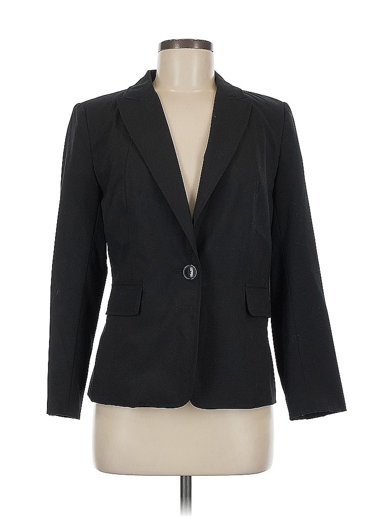 Pre-owned Rafaella Blazer Jacket In Black