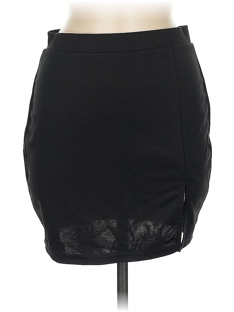 Pre-owned Unbranded Casual Skirt In Black