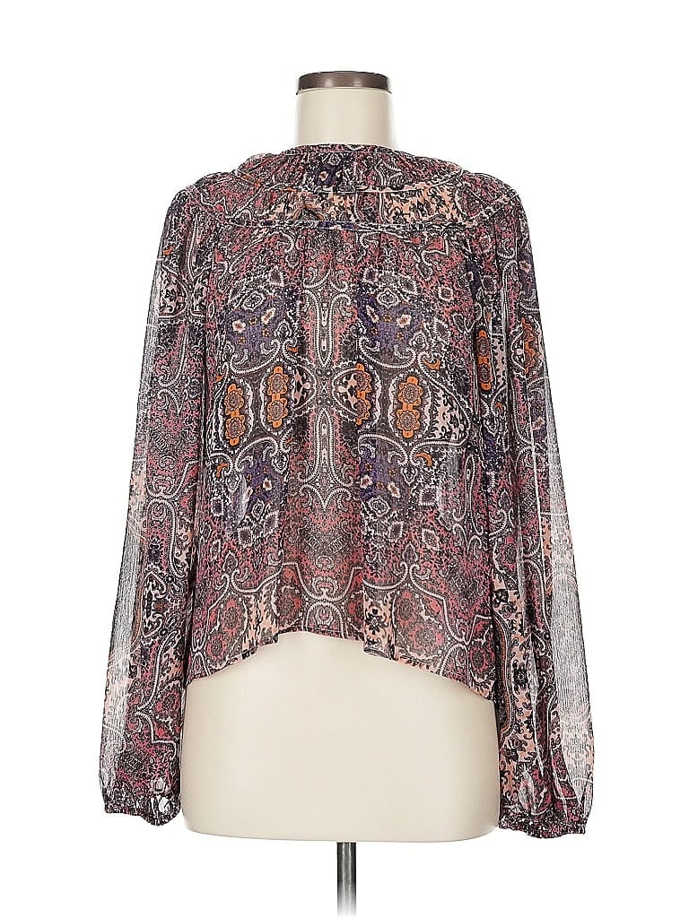 Click to view more detailed imagery on our partner's website Pre-owned Minkpink Long Sleeve Blouse In Purple