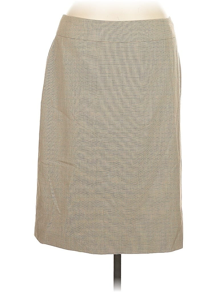 Pre-owned Unbranded Formal Skirt In Brown