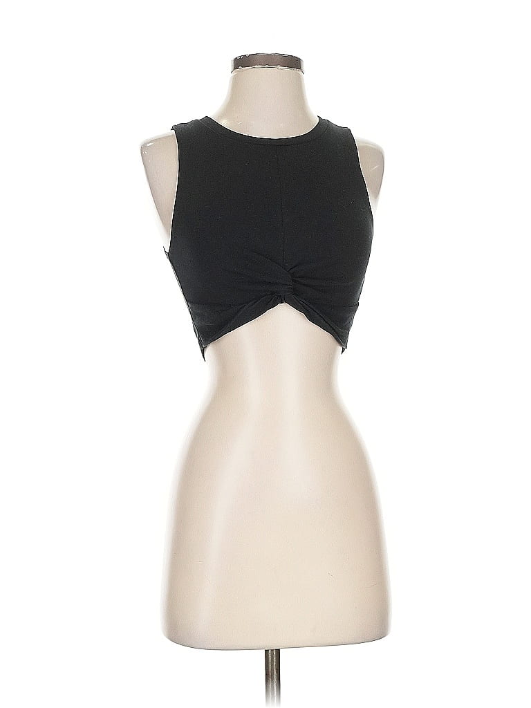 Click to view more detailed imagery on our partner's website Pre-owned Zara Sleeveless Top Black Halter Neckline Tops