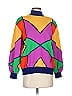 St. John Sport Color Block Purple Yellow Pullover Sweater Size S - photo 1