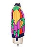 St. John Sport Color Block Purple Yellow Pullover Sweater Size S - photo 3