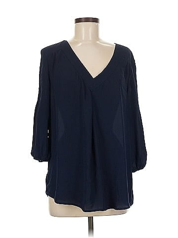 Soho JEANS NEW YORK & COMPANY 3/4 Sleeve Blouse (view 1)