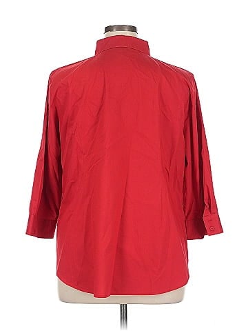 Liz Claiborne Career 3/4 Sleeve Button-Down Shirt (view 2)