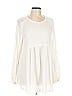 Ella Mara Ivory Long Sleeve Blouse Size L - photo 1