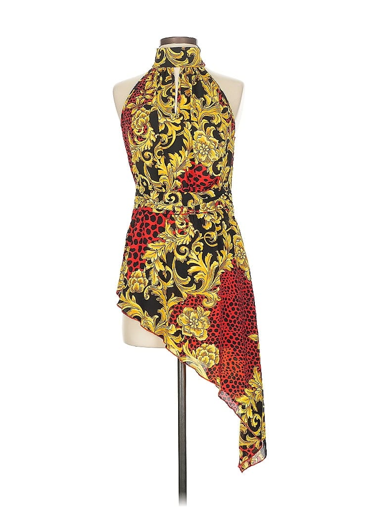 Pre-owned 7th Avenue Design Studio New York & Company Cocktail Dress In Yellow