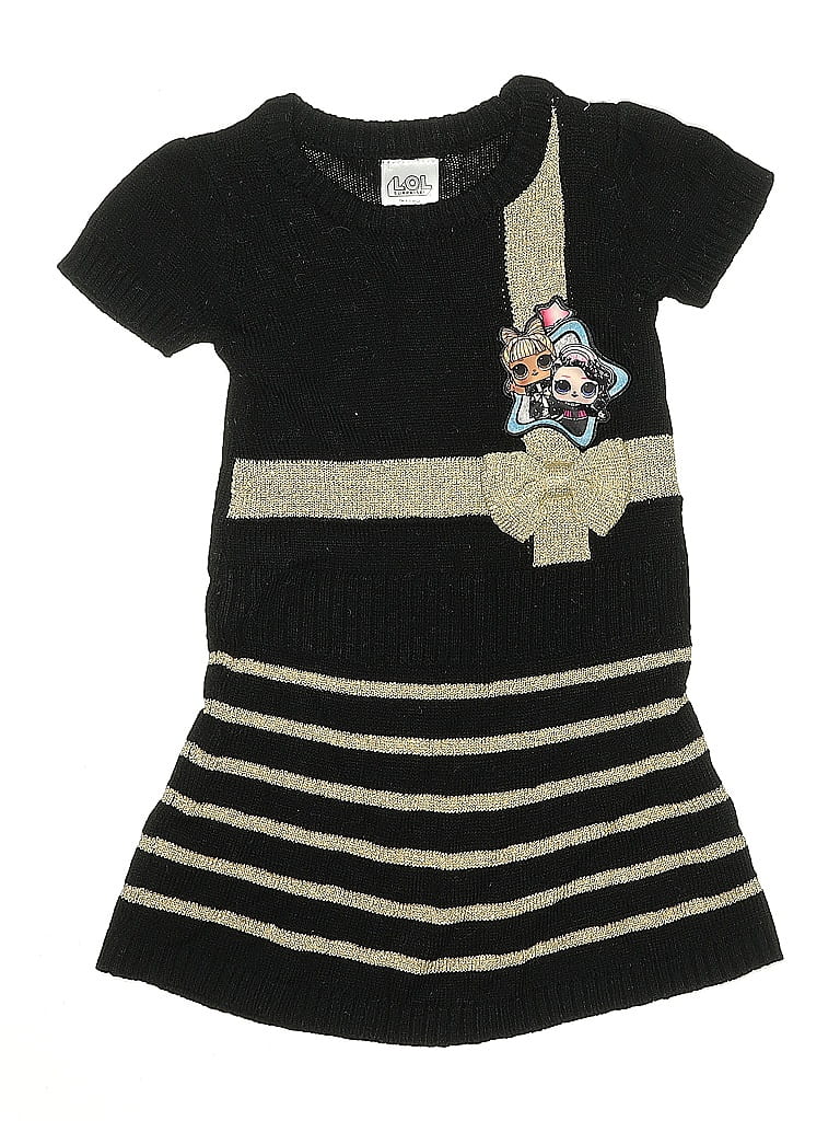 Pre-owned Lol Surprise Kids' Dress In Black
